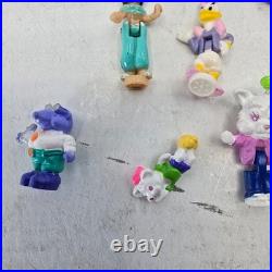 23- 1990s Vintage Polly Pocket Figures Galoob Pretty Dollhouse Trendmasters RARE