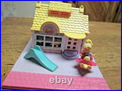 3 Vintage Polly Pocket Bluebird Toys, Clock, Dog, House