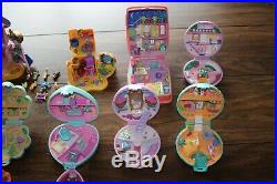 41 vintage Polly Pocket compacts 125 dolls lot sets rare ring baby Bluebird Toys