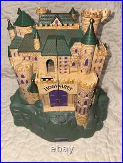 5pc Lot Vintage Harry Potter Polly Pocket Hogwarts Castle 2001