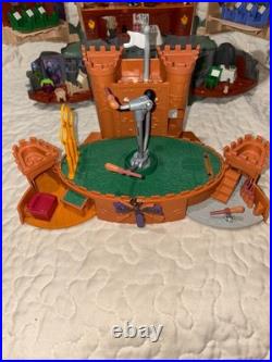 5pc Lot Vintage Harry Potter Polly Pocket Hogwarts Castle 2001