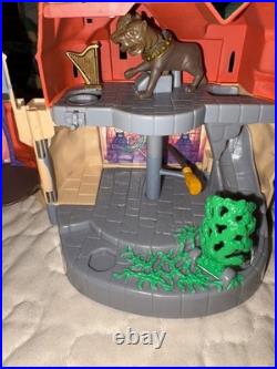 5pc Lot Vintage Harry Potter Polly Pocket Hogwarts Castle 2001
