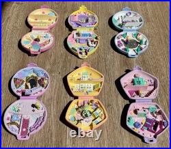 6 Vintage Polly Pockets Including The Grand Ballet Playset From Bluebird Toys