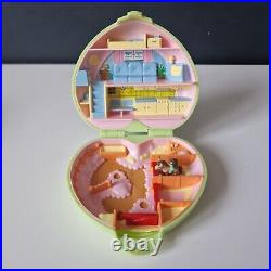 6x Vintage Polly Pocket Compact Bundle with a few Figures Bluebird 1989-1990