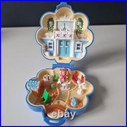 6x Vintage Polly Pocket Compact Bundle with a few Figures Bluebird 1989-1990