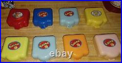 8 Vintage 1997 Tomy Nintendo Pokemon Polly Pocket Playset Lot With Accessories