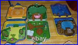 8 Vintage 1997 Tomy Nintendo Pokemon Polly Pocket Playset Lot With Accessories