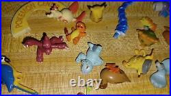 8 Vintage 1997 Tomy Nintendo Pokemon Polly Pocket Playset Lot With Accessories