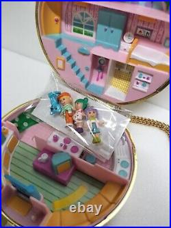 Angel Pocket Bluebird legendary compact Gold Polly Pocket Vintage Rare 1991