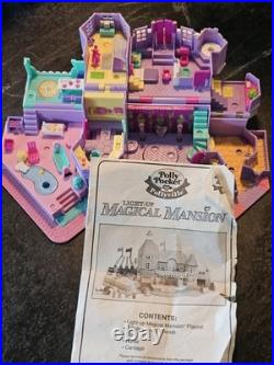 BLUEBIRD Polly Pocket Magical Mansion working lights with figures