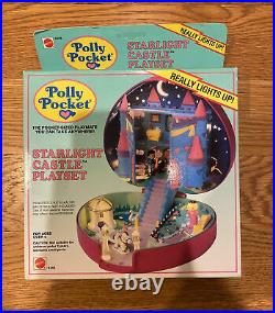 BRAND NEW IN BOX Bluebird Polly Pocket 1992 Starlight Castle Light Up Playset