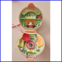 Bandai Angel Polly Pocket Vintage Happiness Birthstone Compact Spring USED