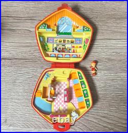 Bandai Toys Polly Pocket Angel Pocket Hamburger Shop Vintage USED