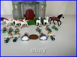 Blue-Box Toys RARE polly pocket castle vintage With Mini/micro Figures