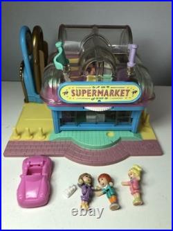 Bluebird 1995 Supermarket Polly Pocket With Figurines Lights Work