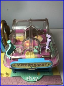 Bluebird 1995 Supermarket Polly Pocket With Figurines Lights Work