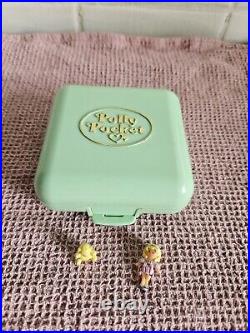 Bluebird Polly Pocket 1989 Polly's Partytime Surprise Near Complete Mint Green