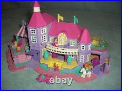 Bluebird Polly Pocket 1994 Light up MAGICAL MANSION HOUSE FIGURES 99% Complete