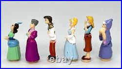 Bluebird Polly Pocket Cinderella Enchanted Castle Playset 1995 Disney w 6 Dolls