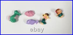 Bluebird Polly Pocket Sparkling Mermaid Adventure Storybook Lights work 5 figure