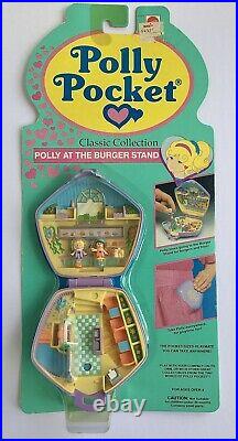 Bluebird Vintage Polly Pocket 1992 Polly At The Burger Stand RARE AND BEAUTIFUL