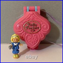Bluebird Vintage Polly Pocket 1995 Tea Time Locket Playset Complete