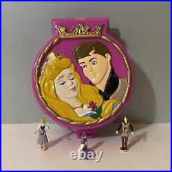 Bluebird Vintage Polly Pocket 1996 Disney Sleeping Beauty Playcase Set Complete