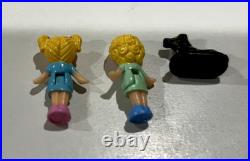 Bluebird Vintage Polly Pocket PRETTY HAIR Playset Complete Mirror Barettes Comb