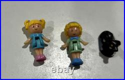 Bluebird Vintage Polly Pocket PRETTY HAIR Playset Complete Mirror Barettes Comb