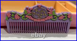 Bluebird Vintage Polly Pocket PRETTY HAIR Playset Complete Mirror Barettes Comb