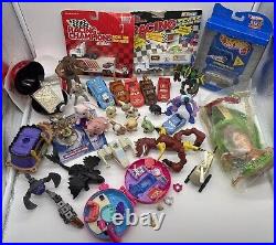 Bottom Of Toy Box Pokémon Star Wars Cars Polly Pocket LPS Jurassic NASCAR. VTG