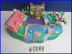 COMPLETE vintage POLLY POCKET magical movin' POLLYVILLE PLAYSET 1996 bluebird
