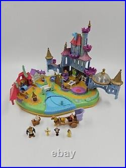 Complete Polly Pocket Vintage Bluebird Beauty and the Beast Disney Belle Castle