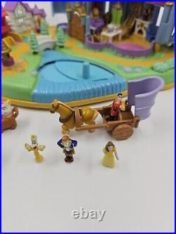 Complete Polly Pocket Vintage Bluebird Beauty and the Beast Disney Belle Castle