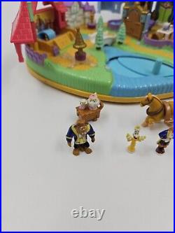 Complete Polly Pocket Vintage Bluebird Beauty and the Beast Disney Belle Castle