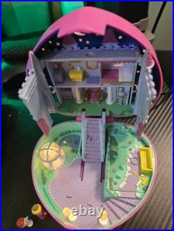 Complete Vintage Polly Pocket 1992 Working Starlight Castle Beautiful Cond