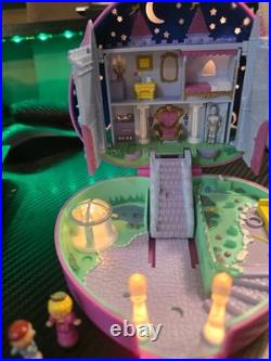 Complete Vintage Polly Pocket 1992 Working Starlight Castle Beautiful Cond