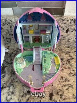 Complete Vintage Polly Pocket 1992 Working Starlight Castle Beautiful Cond