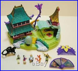 Disney 1997 Polly Pocket Mulan's Brave Journey Pagoda Playset 100% COMPLETE VGC