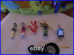 Disney 1997 Polly Pocket Mulan's Brave Journey Pagoda Playset COMPLETE W Figures