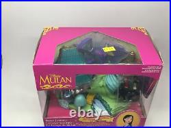 Disney 1997 Polly Pocket Mulan's Brave Journey Pagoda Playset NIB VERY RARE