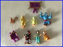 Disney Polly Pocket Aladdin Jasmines Palace with 9 Figures