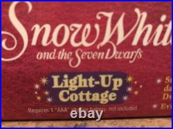 Disney Polly Pocket Tiny Collection Snow White Light Up Cottage RARE HTF NEW
