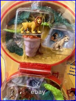 Disney The Lion King Vintage Bluebird Polly Pocket Tiny Collection Playcase MOC
