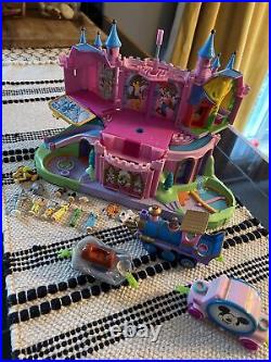 Disneyland Disney World Polly Pocket Magic Kingdom Castle Figures Train