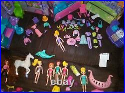 Fashion Polly Pocket Super Stylin Bedroom Dolls Pets Clothing Accessories lot