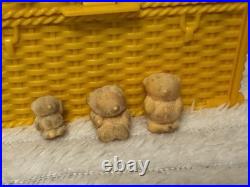 Forever friends polly pocket set Bluebird 1995 with 3 bears