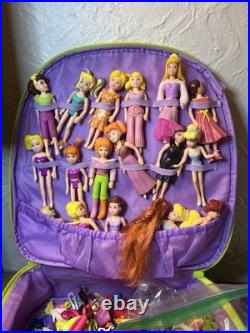 Giant Vintage Polly Pocket Collection Lot With Figures/Vehicles & Clothes