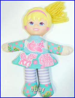 HTF Rare Vintage 1995 Bluebird Polly Pocket Plush Doll Toy
