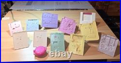 HUGE LOT Vintage Polly Pocket 12 Houses Pollyville Bluebird Church School Pizza